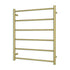 Radiant Non-Heated Round Ladder 700 x 830mm Brushed Gold