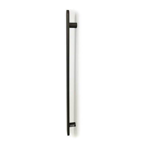 Radiant Vertical Flat Bar Towel Rail 50 x 930mm Gun Metal Grey GMG-FVTR-930