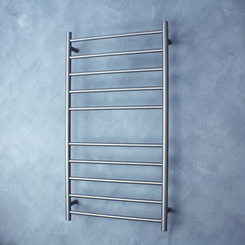 Radiant Heated Round Ladder 600 x 1100mm Gun Metal Grey