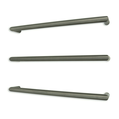 Radiant Low Voltage Single Round Bar 650mm Gun Metal Grey
