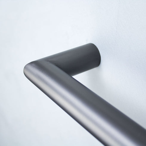 Radiant Low Voltage Single Round Bar 800mm Gun Metal Grey