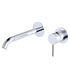 Fienza Kaya Wall Basin/Bath Mixer 160mm Round Plate