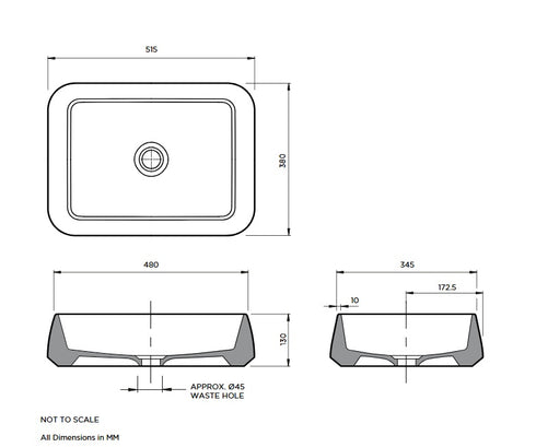Robert Gordon Kiln 515 Ceramic Above Counter Basin