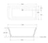 Turner Hastings Kirkham 180 x 84 Freestanding Bath