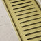 Lauxes NeXT Slotted Shower Grate Kit Matte Gold