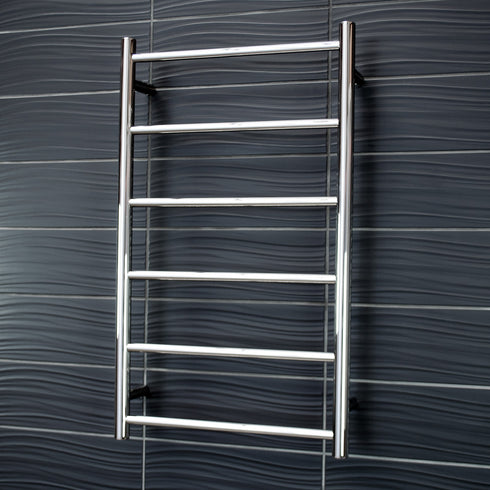 Radiant Non-Heated Round Ladder 500 x 830mm Mirror Polished