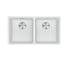 Franke Maris Double Bowl Polar White Undermount Sink