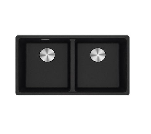 Franke Maris Double Bowl Onyx Undermount Sink