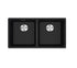 Franke Maris Double Bowl Onyx Undermount Sink