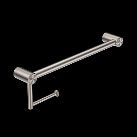 Mecca Care 32mm Grab Rail with Toilet Roll Holder