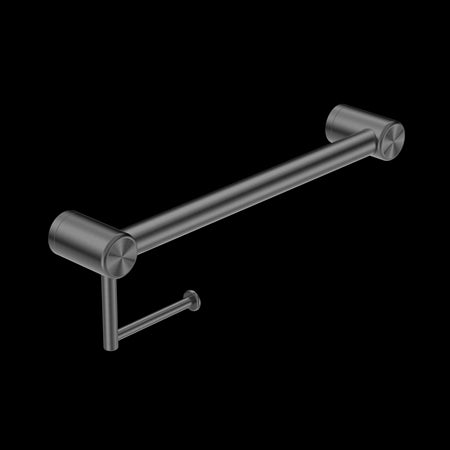 Mecca Care 32mm Grab Rail with Toilet Roll Holder