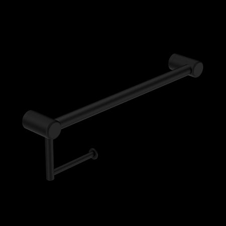 Mecca Care 32mm Grab Rail with Toilet Roll Holder