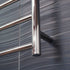 Radiant Low Voltage Heated Round Ladder 750 x 550mm Mirror Polished