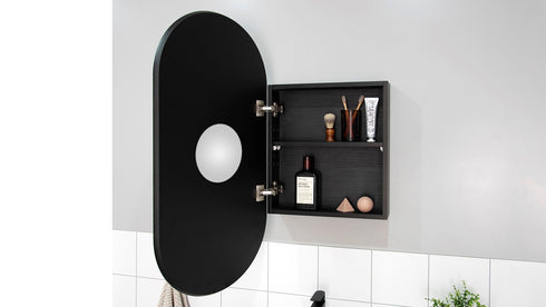 ADP Pill Mirrored Shaving Cabinet