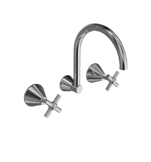 Ram Fusion Cross Wall Sink Set