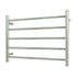 Radiant Low Voltage Heated Round Ladder 750 x 550mm Mirror Polished