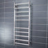 Radiant Low Voltage Heated Round Ladder 430 x 1100mm Mirror Polished