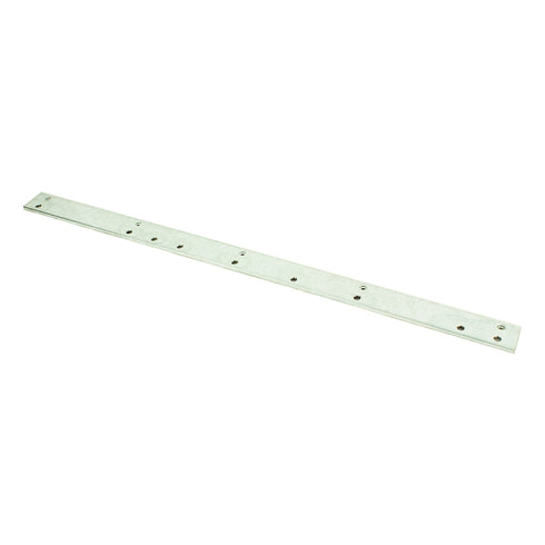 Radiant Low Voltage Single Round Bar 800mm Brushed Satin