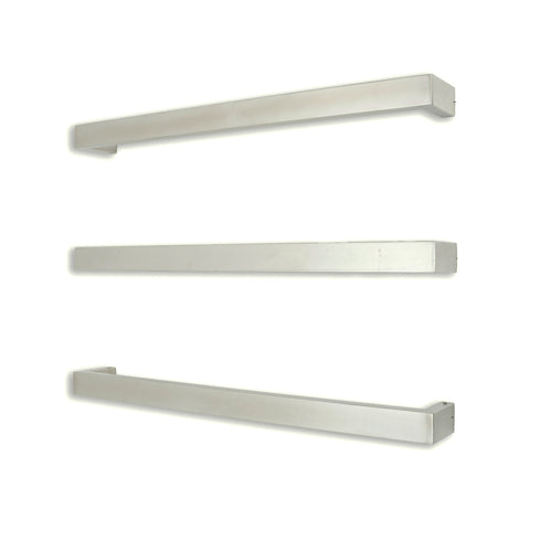 Radiant Low Voltage Single Square Bar 650mm Mirror Polished