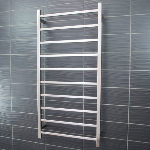 Radiant Heated Square Ladder 600 x 1200mm Mirror Polished