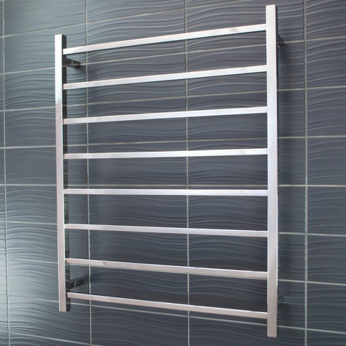 Radiant Heated Square Ladder 800 x 1000mm Mirror Polished
