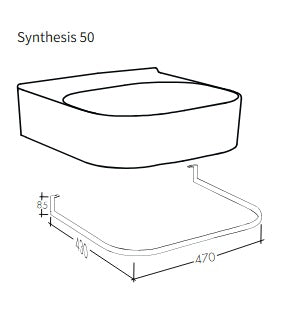 Studio Bagno Synthesis 50 Wall Basin