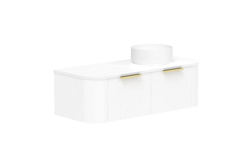 ADP Waverley Curved Wall Hung 1200mm Vanity Cabinet