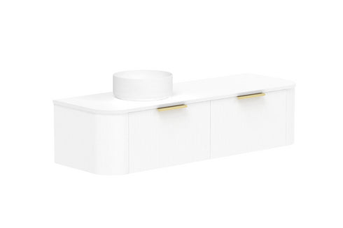 ADP Waverley Curved Wall Hung Vanity Cabinet 1500mm