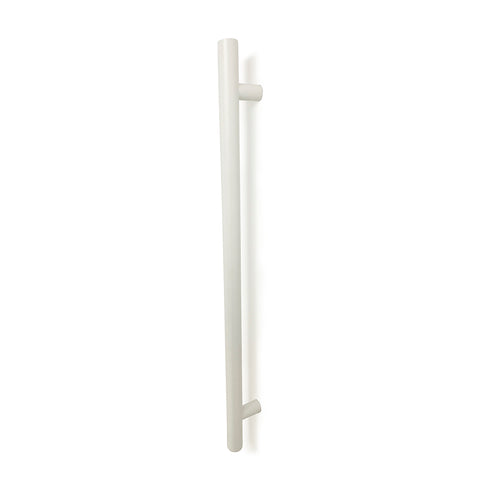 Radiant Vertical Towel Rail 40 x 950mm Matt White WH-VTR-950
