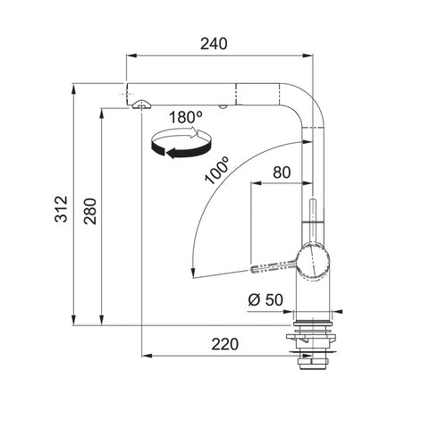 Franke Active Pullout Dual Spray Sink Mixer