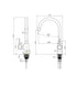 Alder Renascence Gooseneck Sink Mixer