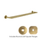 Architectura 600mm Double Towel Rail