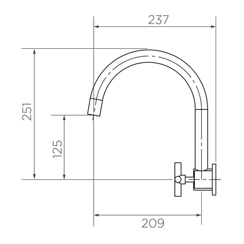 Axus Wall Mount Sink Set