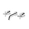 Axus Wall Mount Basin Set 150mm Spout