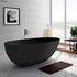 Fienza Bahama Solid Surface Stone Bath Matte Black 1700mm