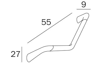 Inda Comfort Grab Bar 135