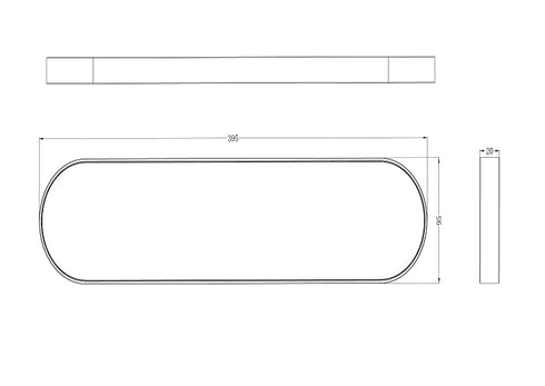 Novas Frame Shower Shelf