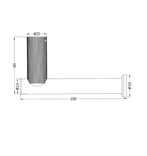 Novas Frame Toilet Roll Holder