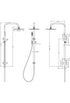 Novas Frame Twin Shower System