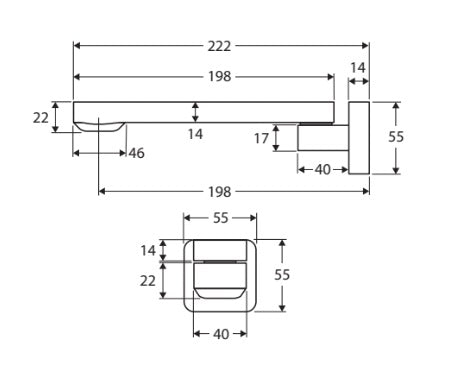 Koko Swivel Bath Outlet