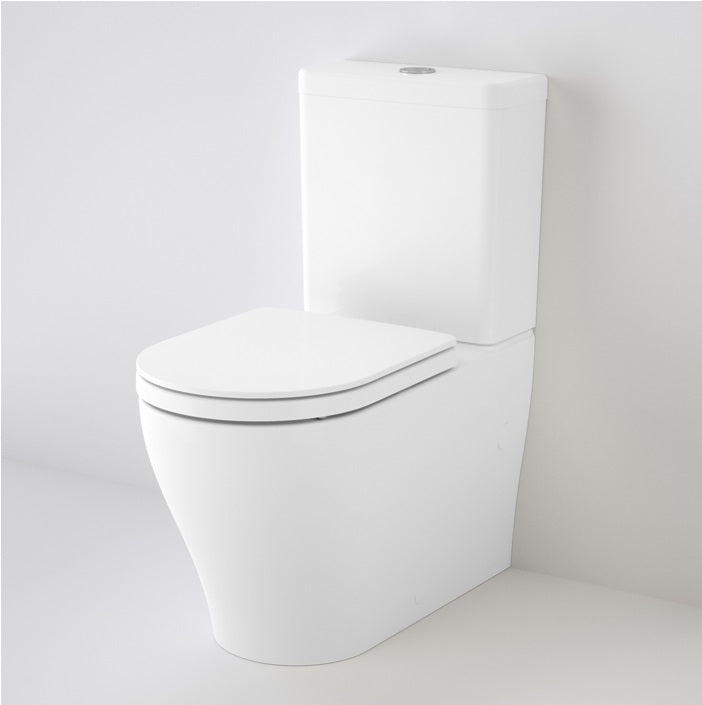 Caroma Luna Plus Cleanflush Wall Faced Toilet Suite Tuck Plumbing