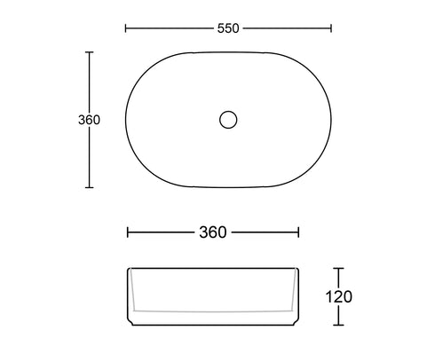 Myrtle Above Counter Basin