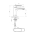 Argent Pace Basin Mixer Brushed Nickel - CLEARANCE