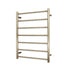 Radiant Heated Towel Rail Brushed Nickel Round Bar BN-RTR01