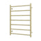 Radiant Heated Towel Rail Light Gold Round Bar LG-RTR01