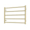 Radiant Heated Towel Rail Light Gold Round Bar LG-RTR03