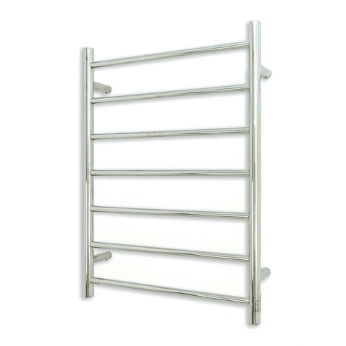 Radiant Heated Towel Rail Polished Stainless Steel Round Bar RTR01