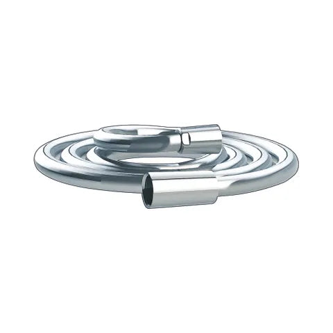 Silver Smooth 1.5m Replacment Shower Hose