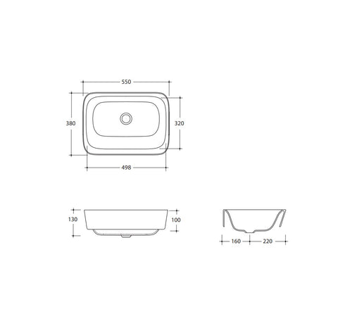 Studio Bagno Soul 2 Above Counter Basin