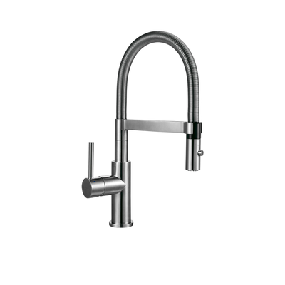 Villeroy & Boch Steel Expert Compact Pull Down Kitchen Mixer